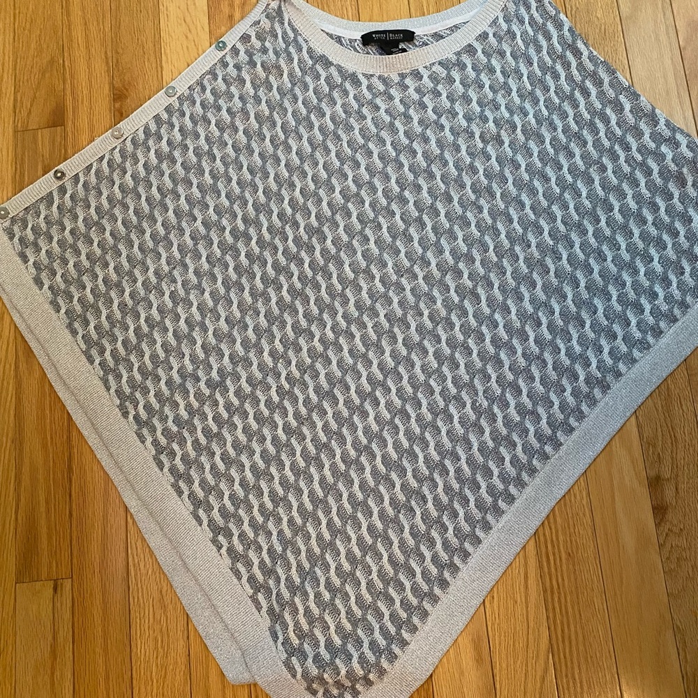 White House Black Market poncho